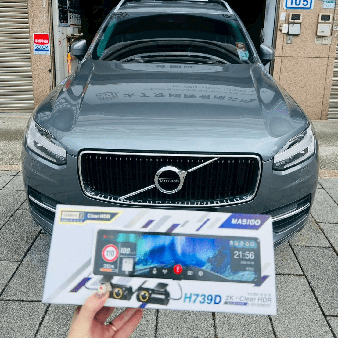 Masigo電子後照鏡安裝XC90 Masigo電子後照鏡安裝XC90