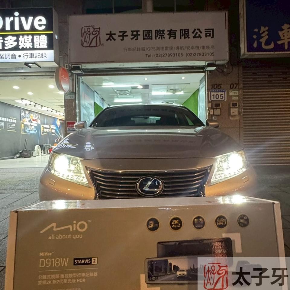 Mio MiVue D918W installation on Toyota Camry front windshield Mio MiVue D918W installation on Toyota Camry front windshield