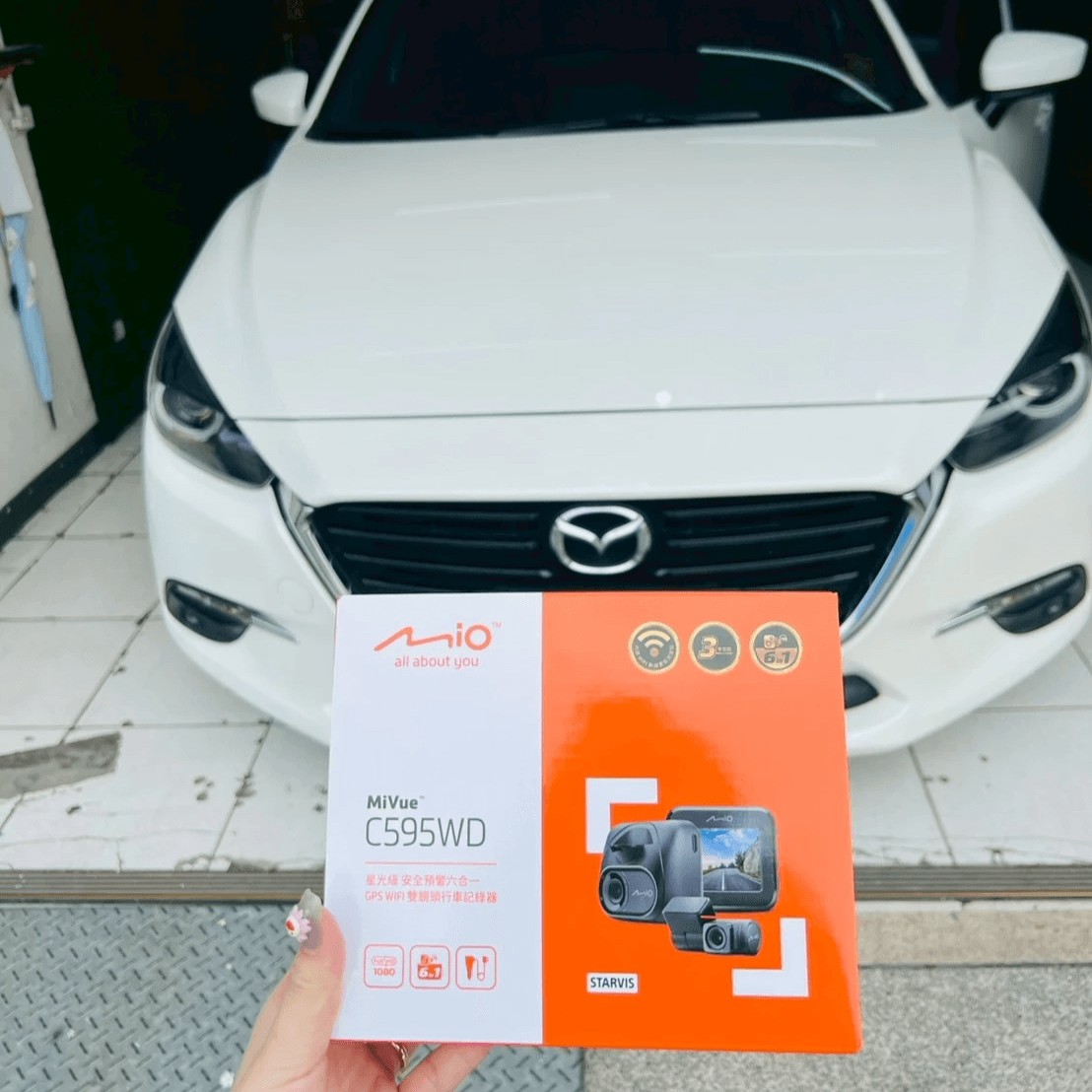 MIO C595WD 安裝完工照 MIO C595WD 安裝完工照