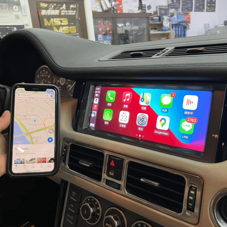 車主操作 Apple CarPlay 功能於 Velar 車機 車主操作 Apple CarPlay 功能於 Velar 車機