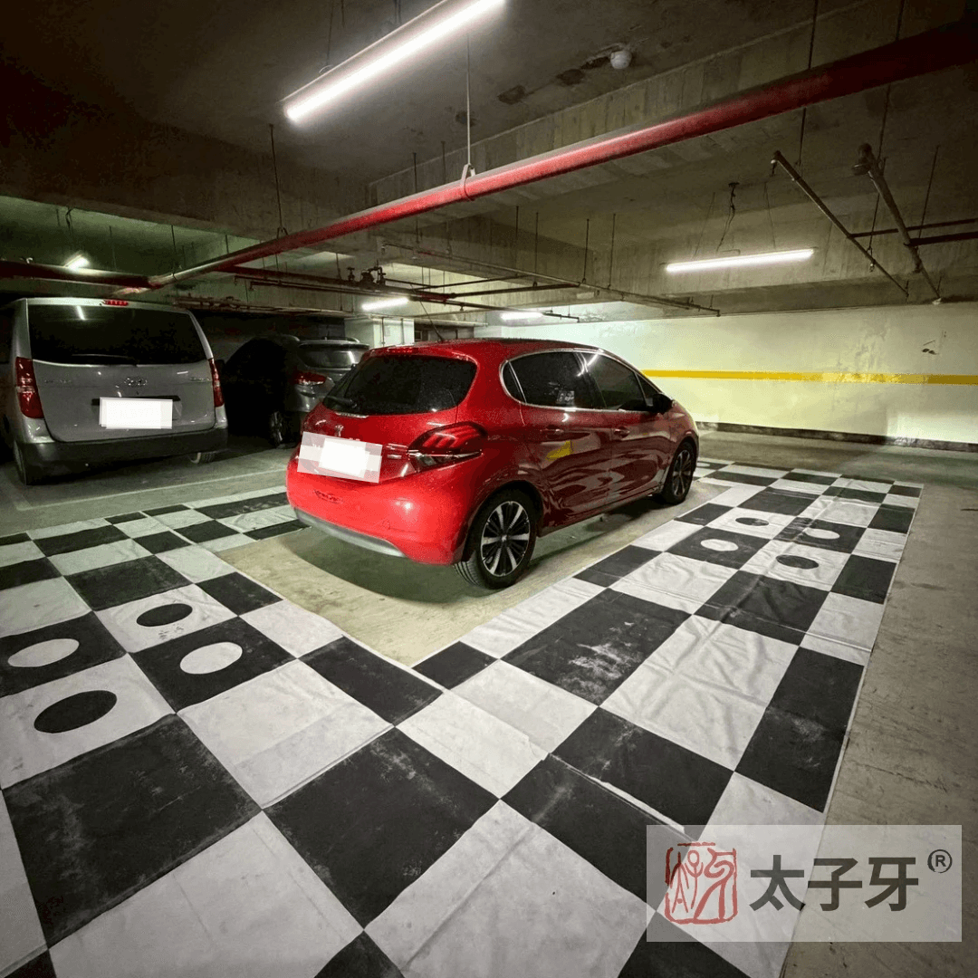 地下室固定光源360環景校正示意 地下室固定光源360環景校正示意