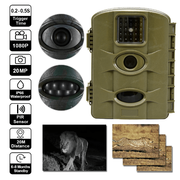 16MP 20MP hunting trail camera 16MP 20MP hunting trail camera