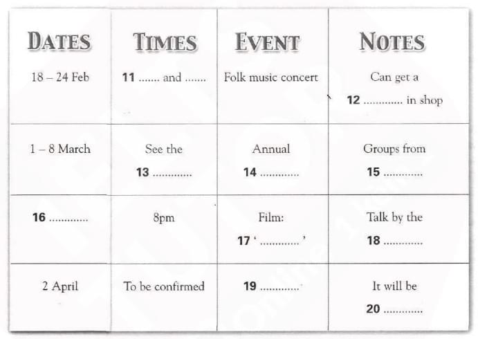 8 đề thi thử IELTS Listening 8 đề thi thử IELTS Listening