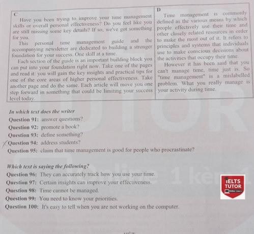 Đề thi chuyên lớp 10 Tiếng Anh trường PTTH năng khiếu ĐH quốc gia TPHCM năm 2018 Đề thi chuyên lớp 10 Tiếng Anh trường PTTH năng khiếu ĐH quốc gia TPHCM năm 2018
