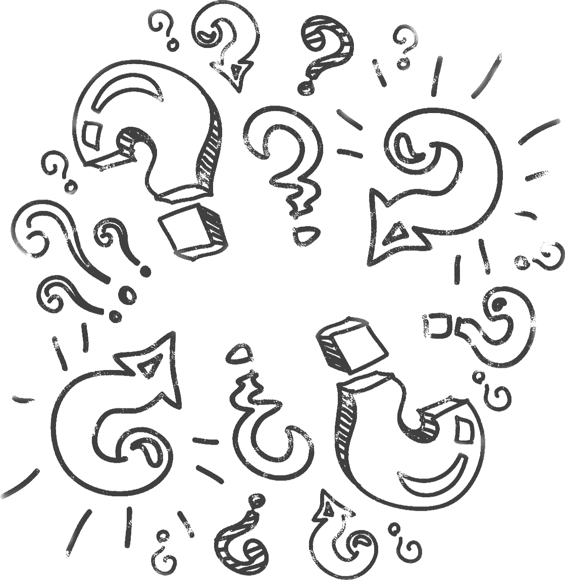 question marks question marks