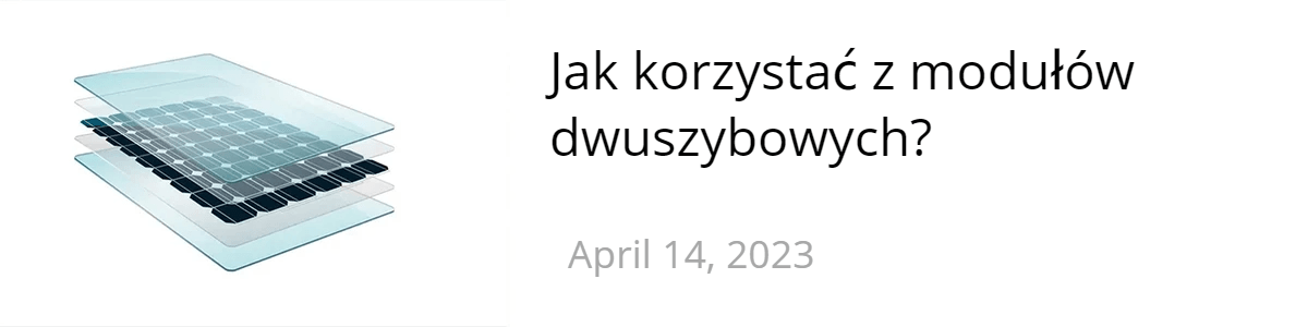 Jak korzystać z modułów dwuszybowych Jak korzystać z modułów dwuszybowych