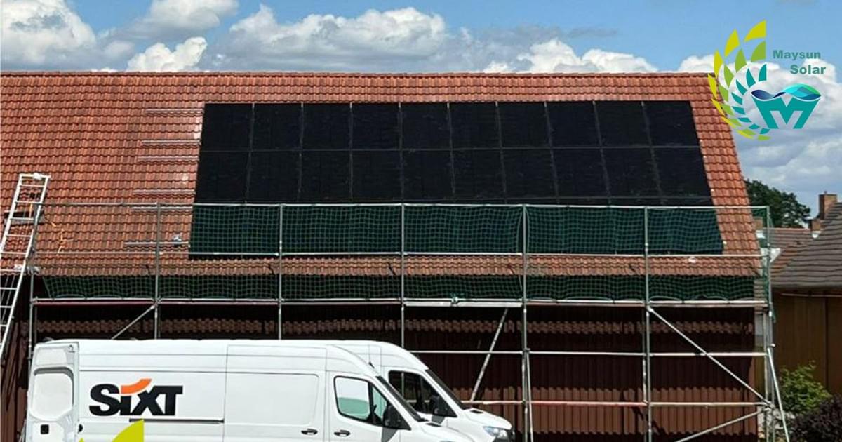 TwiSun X 390W--410W Doppelglas Ganz Schwarz Verstärktes PV Modul PERC 210mm 120Zellen TwiSun X 390W--410W Doppelglas Ganz Schwarz Verstärktes PV Modul PERC 210mm 120Zellen