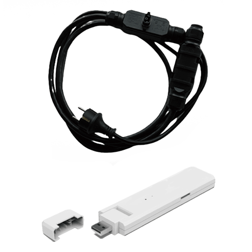 Cavo AC per modulo fotovoltaico con monitoraggio. Cavo AC per modulo fotovoltaico con monitoraggio.