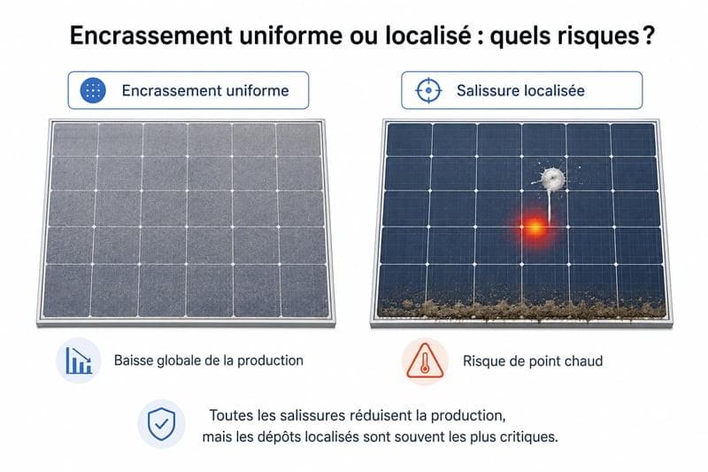 Encrassement uniforme ou localise quels risques Encrassement uniforme ou localise quels risques