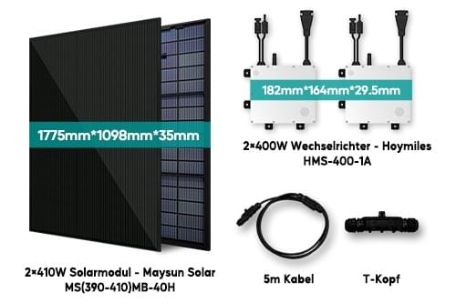 Maysun Solar Balkonkraftwerk MiniPV 800W Maysun Solar Balkonkraftwerk MiniPV 800W