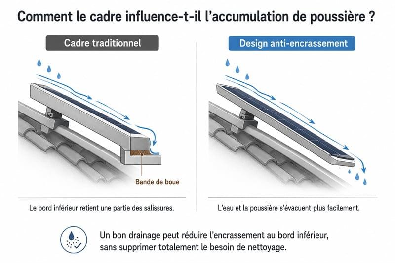 Comment le cadre influence-t-il l'accumulation de poussiere Comment le cadre influence-t-il l'accumulation de poussiere