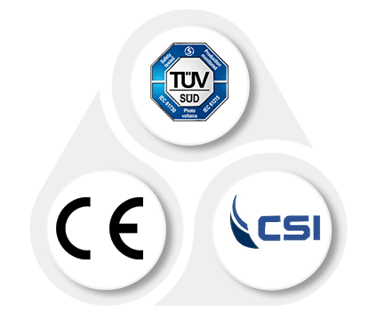 Certificato da TÜV、CE e CSl Certificato da TÜV、CE e CSl