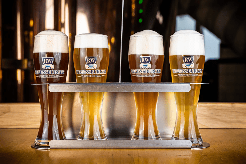 Bierprobe Regensburger Weissbräuhaus, Bier-Degustation Bierprobe Regensburger Weissbräuhaus, Bier-Degustation