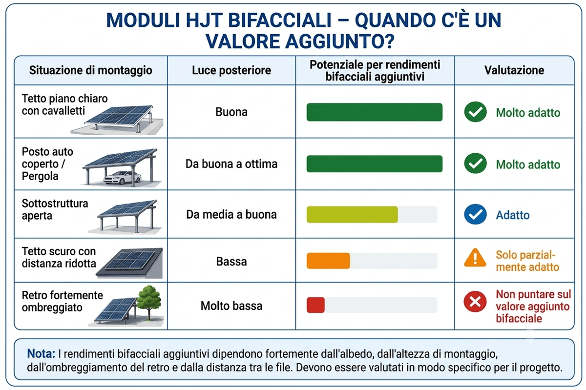 L’ambiente di installazione determina il guadagno posteriore dei moduli fotovoltaici L’ambiente di installazione determina il guadagno posteriore dei moduli fotovoltaici