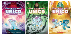 Unico three book series Unico three book series