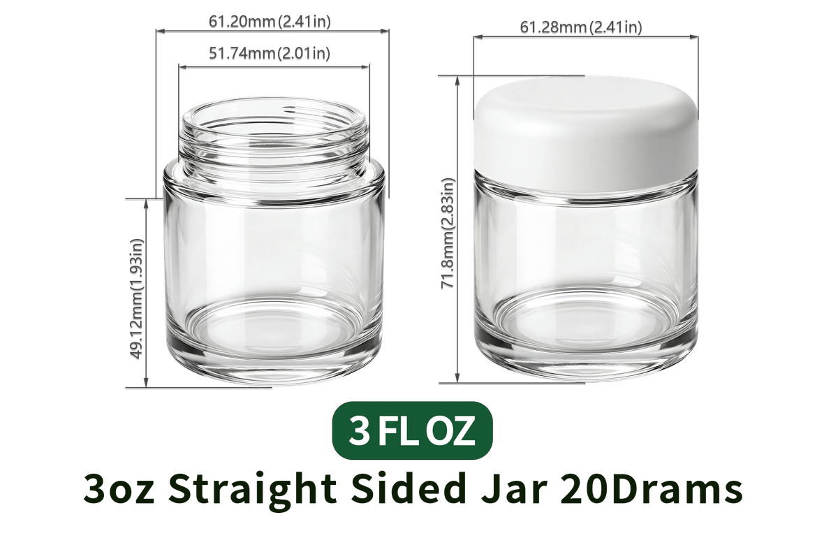 3oz Straight Sided Jar 20Drams