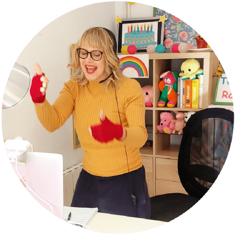 Teacher Rachel is an expert, certified English teacher with a fun and innovative method. Teacher Rachel is an expert, certified English teacher with a fun and innovative method.