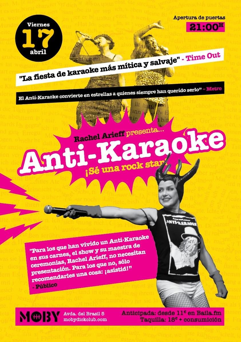 Compra entrada para Anti-Karaoke Madrid Compra entrada para Anti-Karaoke Madrid