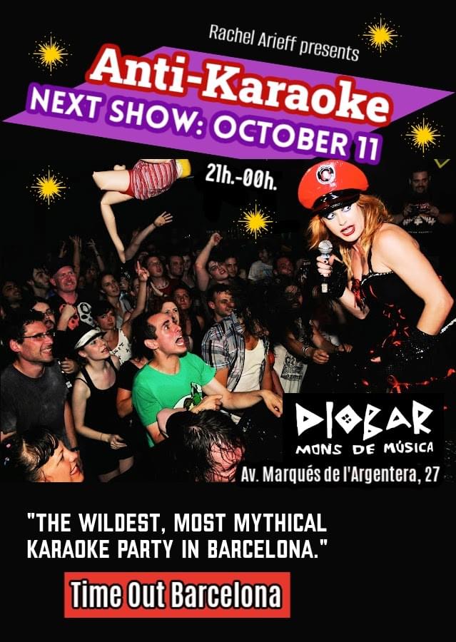 Anti-Karaoke October 11 at Diobar Anti-Karaoke October 11 at Diobar