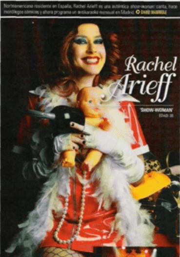 Rachel Arieff de Anti-Karaoke  retratada en On Madrid Rachel Arieff de Anti-Karaoke  retratada en On Madrid