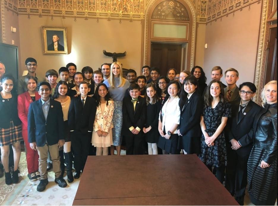 Broadcom Finalists in The Eisenhower room, White House Broadcom Finalists in The Eisenhower room, White House