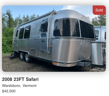 2008 AIRSTREAM SAFARI - 23 FT. 2008 AIRSTREAM SAFARI - 23 FT.