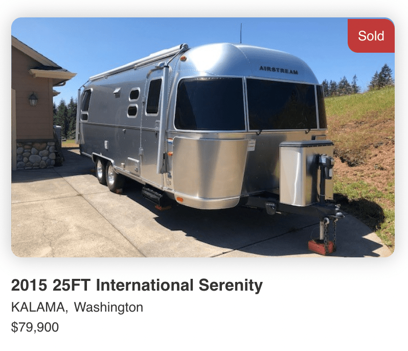 2015 Airstream International Serenity - 25 Ft - SOLD 2015 Airstream International Serenity - 25 Ft - SOLD