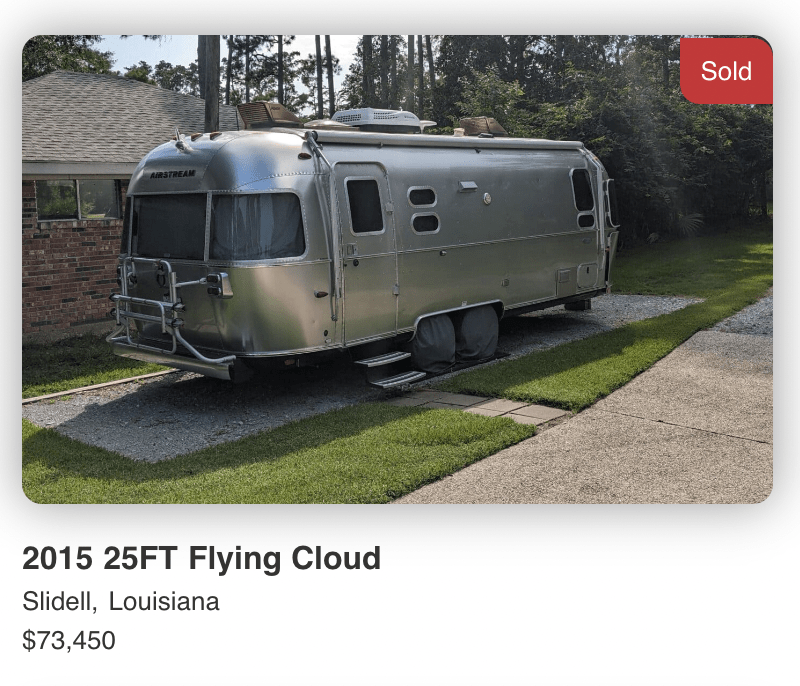2015 Airstream Flying Cloud - 25 Ft - SOLD 2015 Airstream Flying Cloud - 25 Ft - SOLD