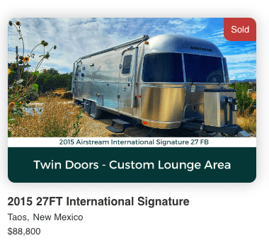 2015 AIRSTREAM INT. SIGNATURE - 27 FT. 2015 AIRSTREAM INT. SIGNATURE - 27 FT.