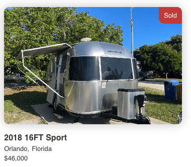 2018 AIRSTREAM Bambi 16 Ft. - SOLD 2018 AIRSTREAM Bambi 16 Ft. - SOLD