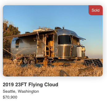 2019 AIRSTREAM FLYING CLOUD - 23 FT. 2019 AIRSTREAM FLYING CLOUD - 23 FT.