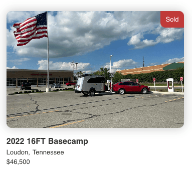 2022 AIRSTREAM BaseCamp 16 - SOLD 2022 AIRSTREAM BaseCamp 16 - SOLD