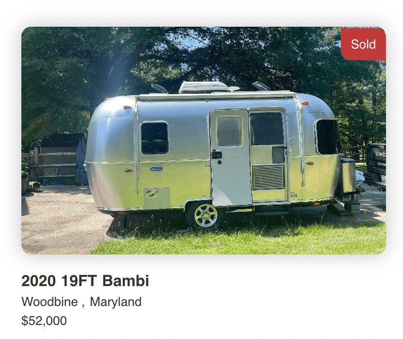 2020 Airstream Bambi - 19 Ft - SOLD 2020 Airstream Bambi - 19 Ft - SOLD