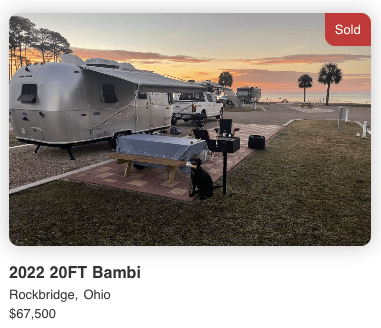 2022 AIRSTREAM BAMBI - 20 FT. 2022 AIRSTREAM BAMBI - 20 FT.