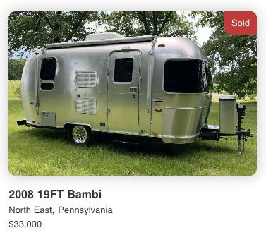 2008 AIRSTREAM BAMBI - 19 FT. 2008 AIRSTREAM BAMBI - 19 FT.