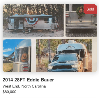 2014 AIRSTREAM EDDIE BAUER - 28 FT. 2014 AIRSTREAM EDDIE BAUER - 28 FT.