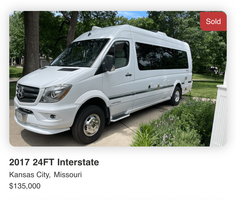 2017 AIRSTREAM INTERSTATE - SOLD 2017 AIRSTREAM INTERSTATE - SOLD