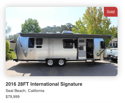 2016 AIRSTREAM INT SIGNATURE 28 2016 AIRSTREAM INT SIGNATURE 28