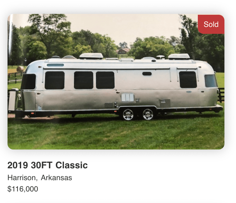 2019 AIRSTREAM CLASSIC - SOLD 2019 AIRSTREAM CLASSIC - SOLD