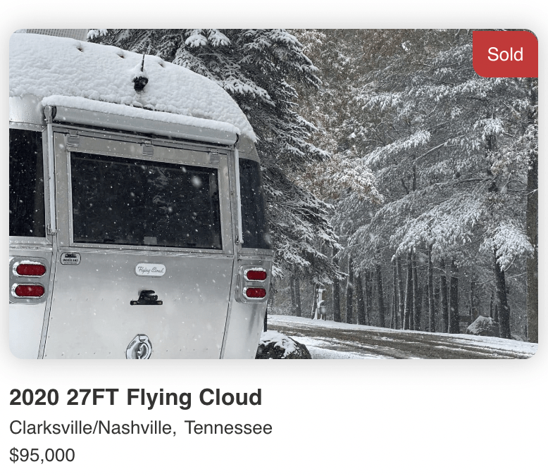 2020 Airstream Flying Cloud w/ Rear Hatch - 27 Ft - SOLD 2020 Airstream Flying Cloud w/ Rear Hatch - 27 Ft - SOLD