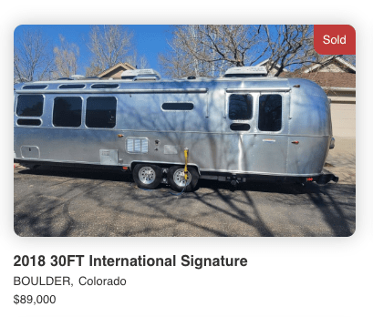 2018 AIRSTREAM INT SIGNATURE 30 2018 AIRSTREAM INT SIGNATURE 30