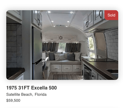 1975 AIRSTREAM EXCELLA 500 31 1975 AIRSTREAM EXCELLA 500 31