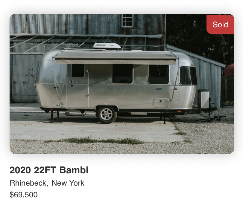 2020 Airstream Bambi - 22 Ft - SOLD 2020 Airstream Bambi - 22 Ft - SOLD