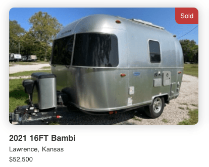 2021 AIRSTREAM BAMBI 16 SOLD 2021 AIRSTREAM BAMBI 16 SOLD