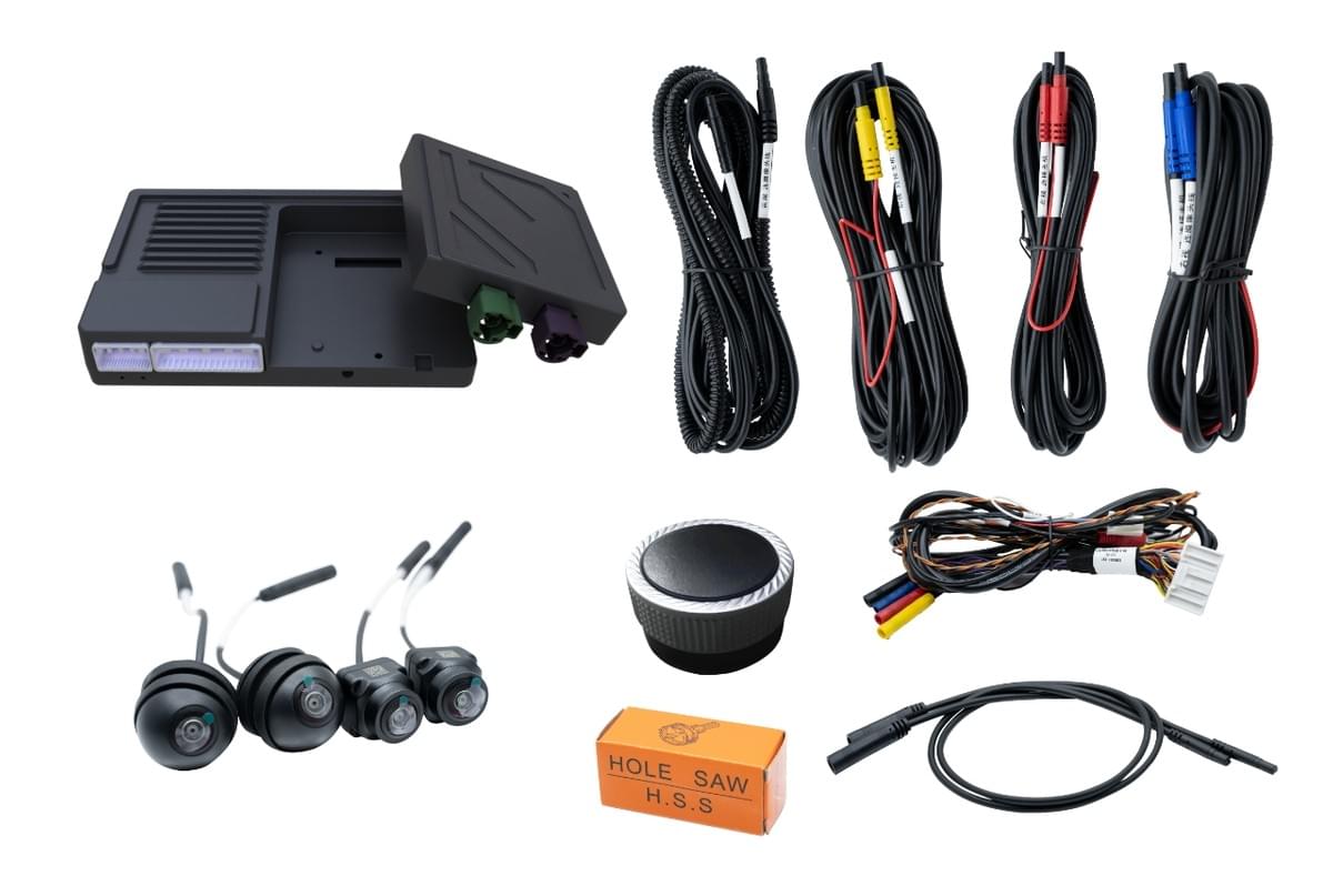 Automotive OE head unit 3D 360° AVM bird view car camera DVR interface device system Automotive OE head unit 3D 360° AVM bird view car camera DVR interface device system