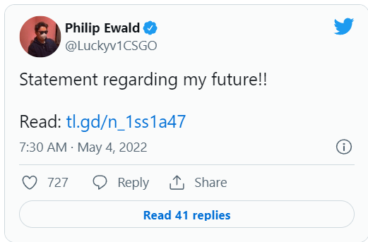 csgo选手Lucky的社交平台发言 csgo选手Lucky的社交平台发言