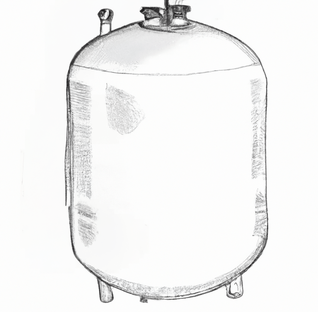 Sketch of an expansion vessel Sketch of an expansion vessel