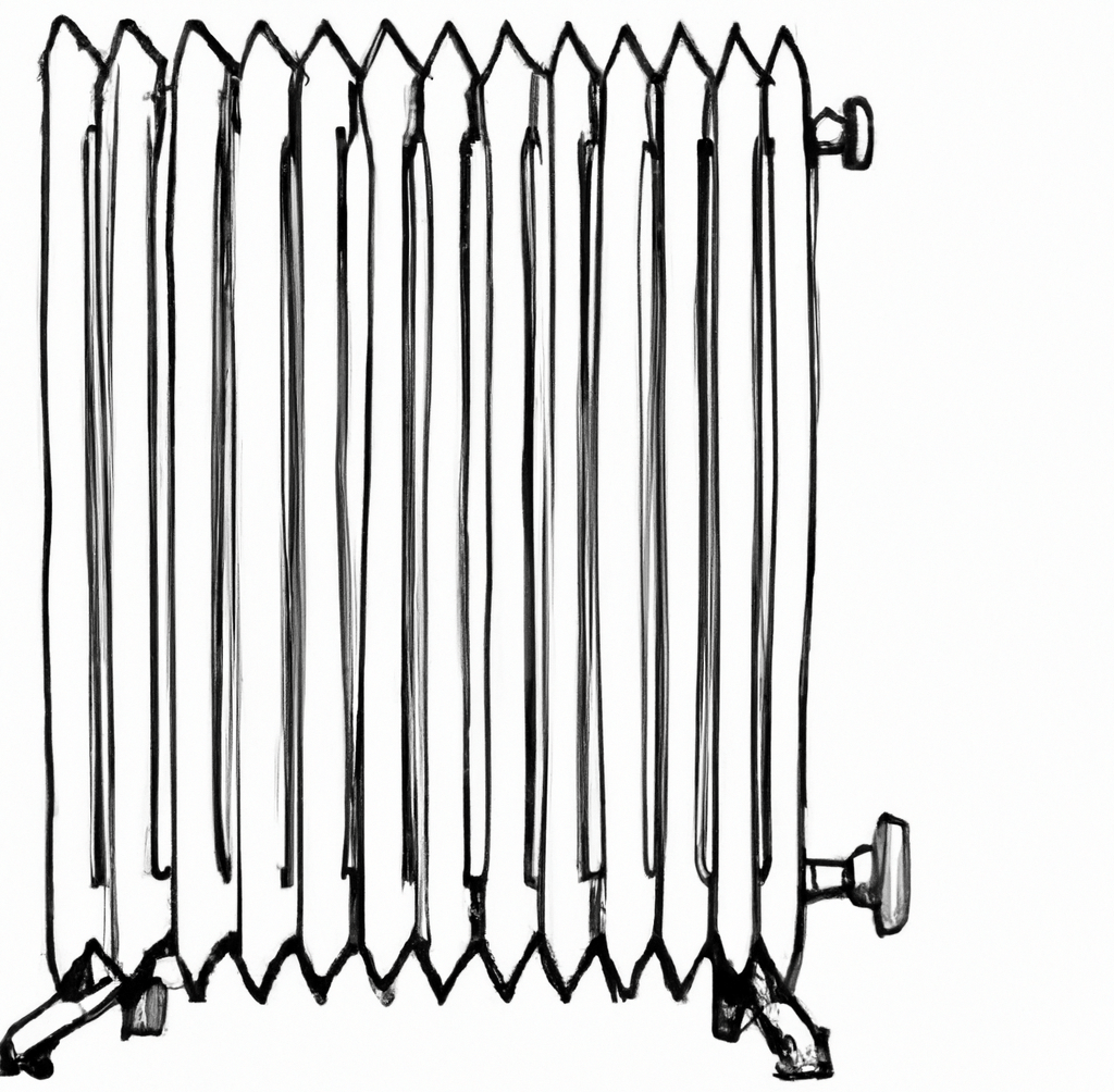 Sketch of a radiator Sketch of a radiator