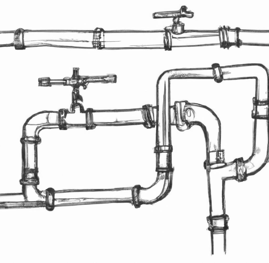 Sketch of pipework Sketch of pipework