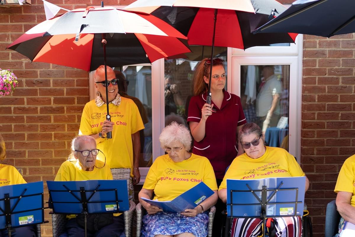 Foxburrow Grange 'Foxy Foxes' - Dementia Choir  Foxburrow Grange 'Foxy Foxes' - Dementia Choir